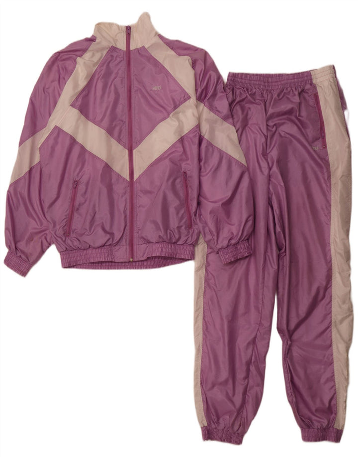Tuta intera da donna Etirel EU 38 Nylon color block viola medio