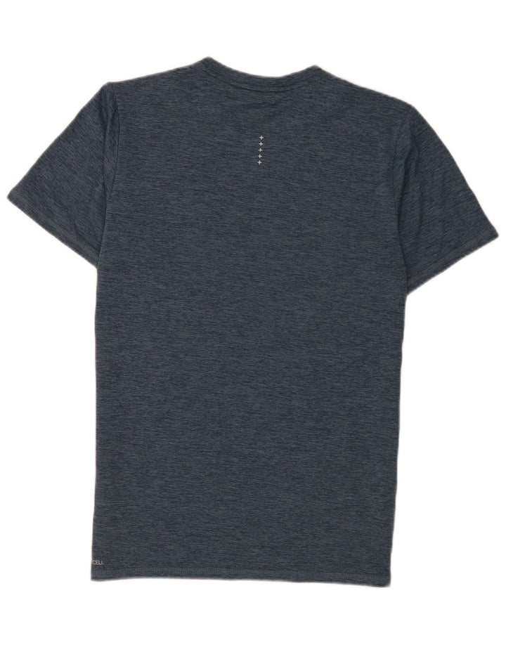T-shirt da uomo Puma Top Small blu navy screziato