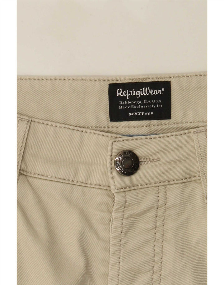 Pantaloncini casual da uomo Refrigiwear W34 grandi bianco sporco