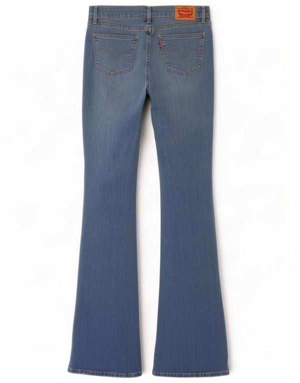 Levi's Womens 315 Shaping Bootcut Jeans W27 L36 Blue Cotton