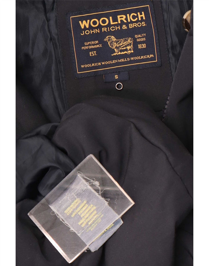 Cappotto imbottito da donna Woolrich UK 10 Small Blu Navy in poliammide