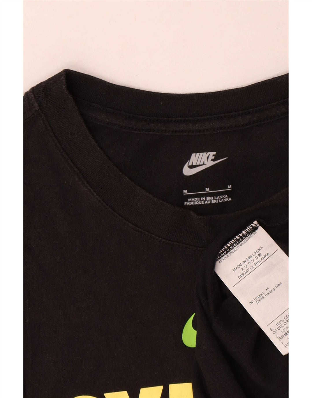 T-shirt grafica Nike Sydney Thunder da uomo in cotone medio nero