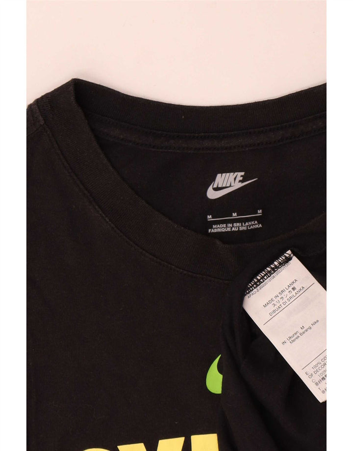 T-shirt grafica Nike Sydney Thunder da uomo in cotone medio nero