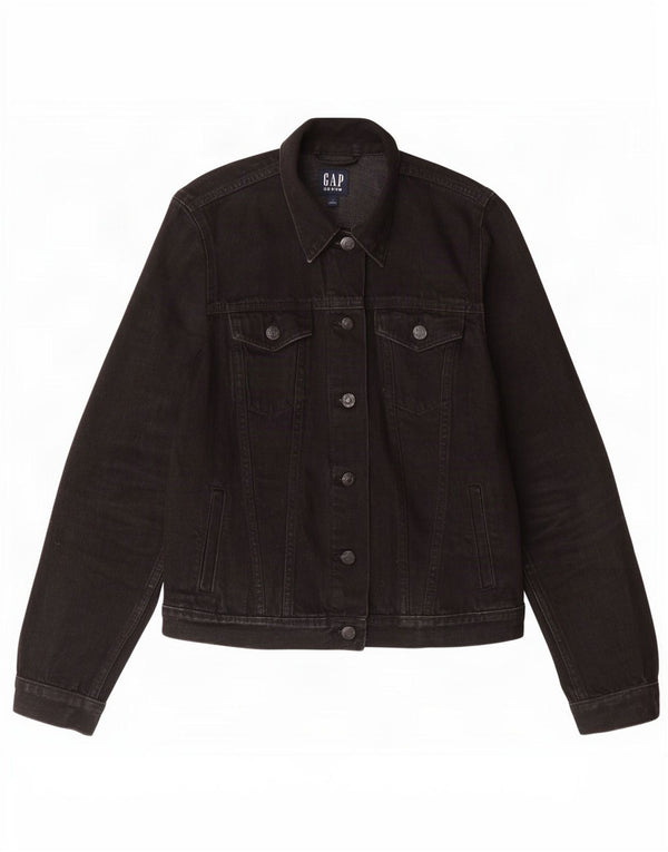 Giacca in denim da donna Gap UK 6 XS cotone nero