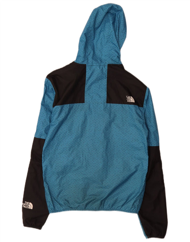 Giacca antipioggia da uomo con cappuccio The North Face piccola blu in poliestere