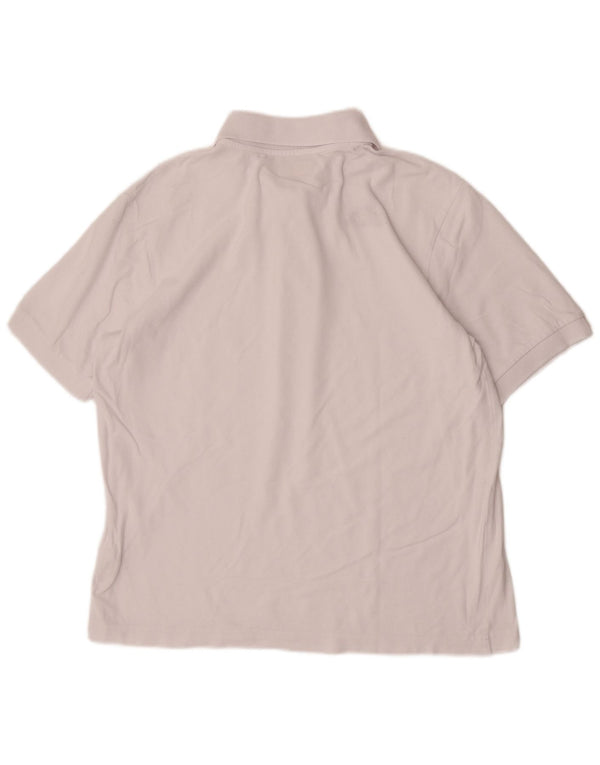 Polo Kappa Uomo Large Bianca In Cotone