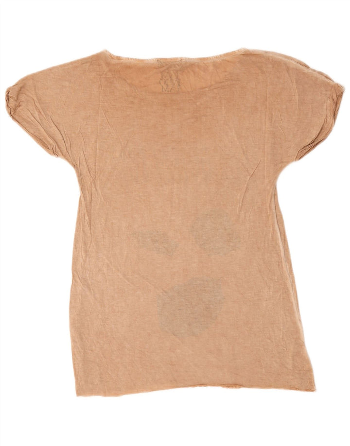 T-shirt grafica da donna Diesel Top UK 14 Beige medio