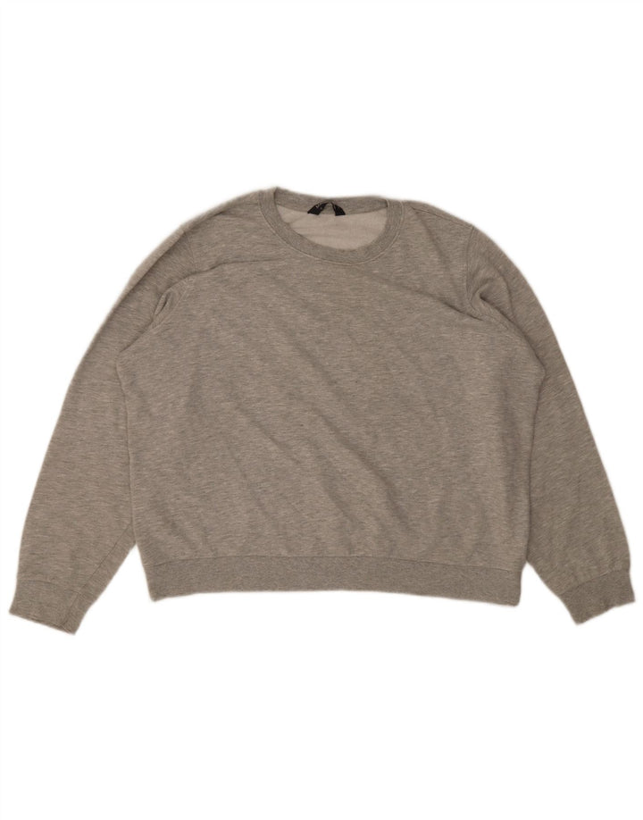 Felpa oversize da donna Marks & Spencer UK 18 XL grigio chiazzato