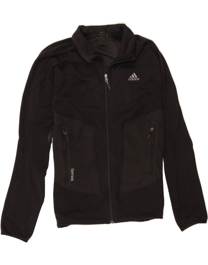 ADIDAS Mens Tracksuit Top Jacket Medium Black Vintage Adidas and Second-Hand Adidas from Messina Hembry 