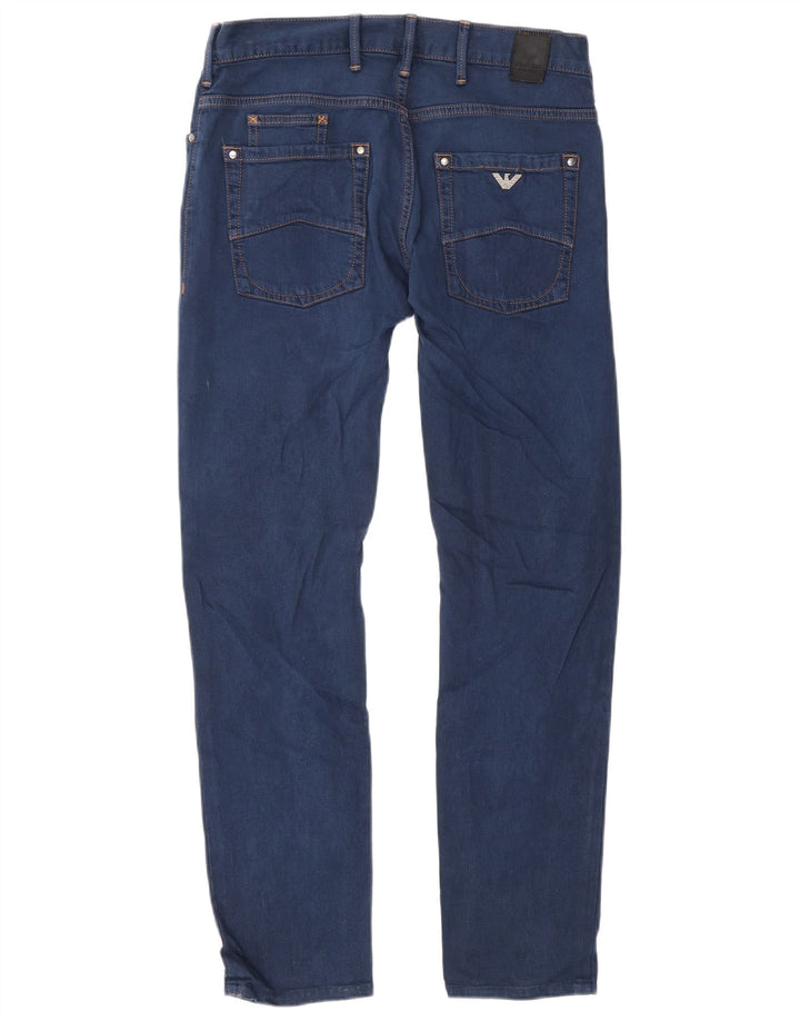 Jeans slim da uomo Armani W31 L30 cotone blu