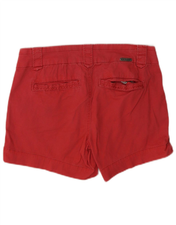 Pantaloncini casual da donna BKE W26 piccoli in cotone rosso