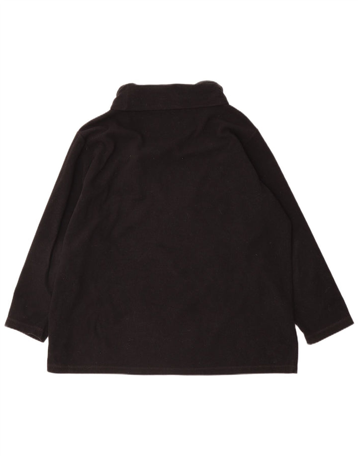 Maglione in pile oversize da donna Marks & Spencer UK 18 XL poliestere nero
