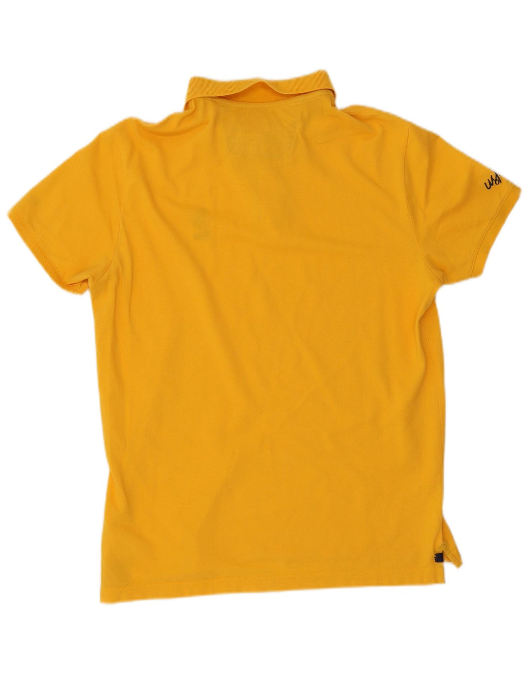 Polo Assn. Camicia da uomo in cotone giallo medio