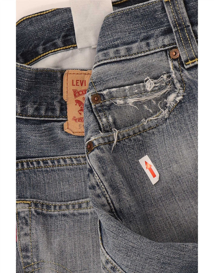 Levi's Uomo 511 Slim Jeans W32 L32 Cotone Blu