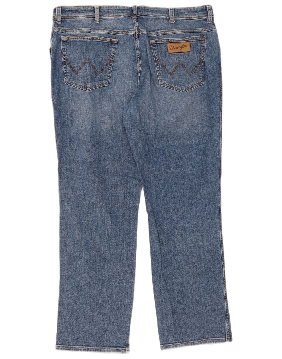Jeans dritti da uomo Wrangler Texas W40 L30 in cotone blu