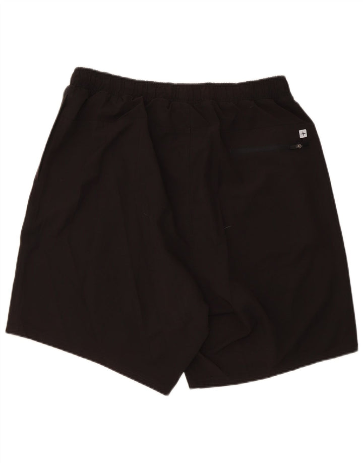 Pantaloncini sportivi da uomo Mountain Warehouse grandi in poliestere nero