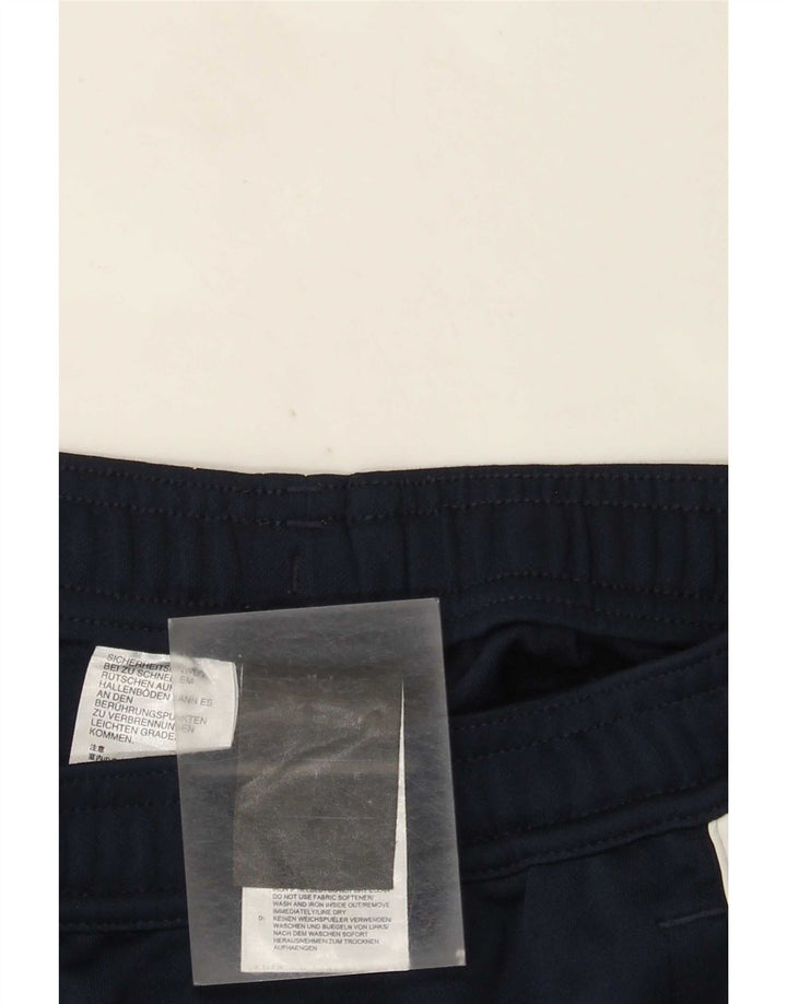 Pantaloni da tuta Adidas Climalite da uomo di grandi dimensioni in poliestere blu navy
