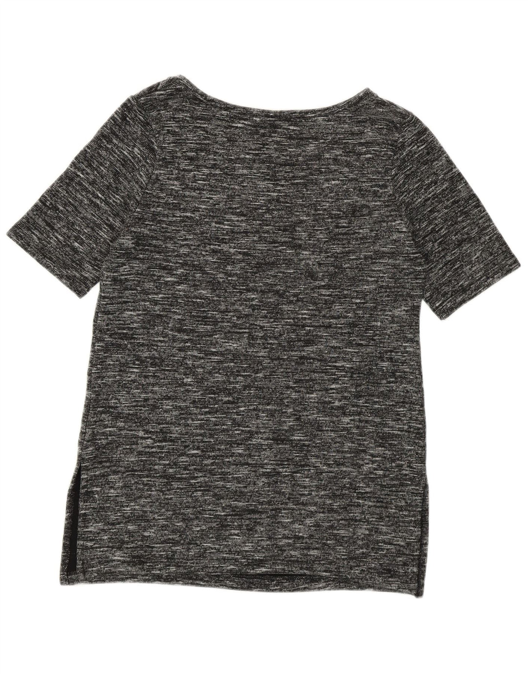 T-shirt lunga da donna Benetton Top UK 14 Medium Black Flecked