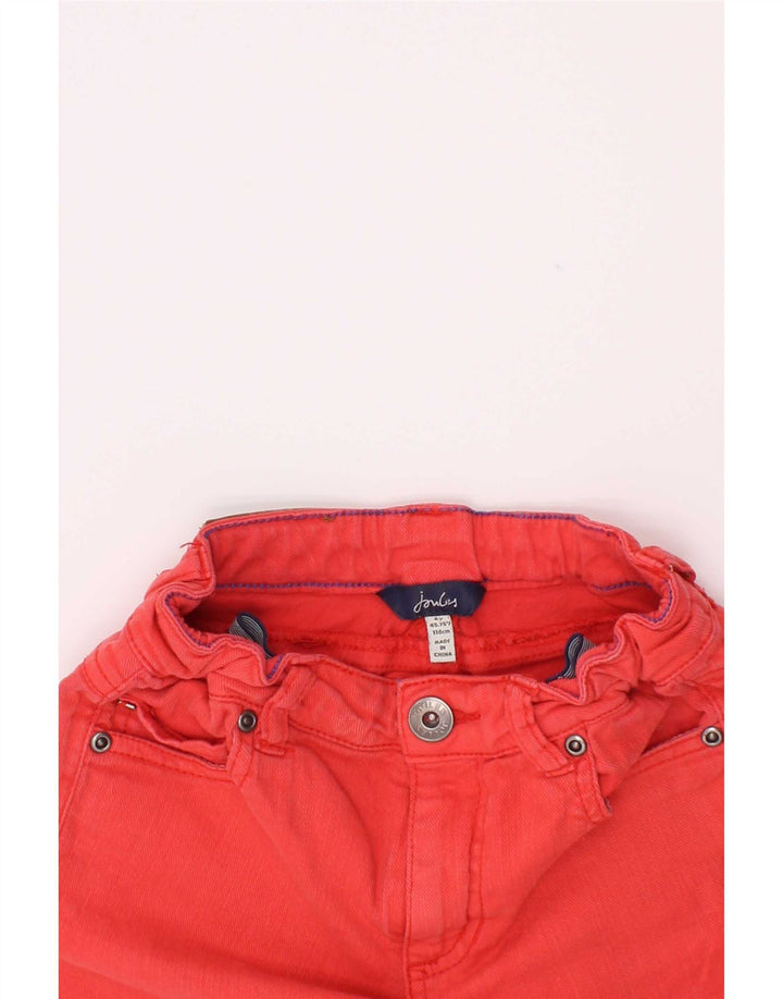 Pantaloncini casual da ragazzo Joules 5-6 anni W22 Rossi