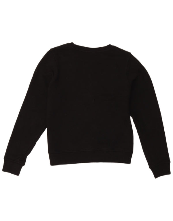 Felpa da donna Oasis UK 10 piccola in cotone a righe nere