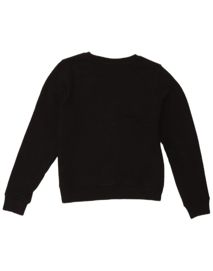 Felpa da donna Oasis UK 10 piccola in cotone a righe nere