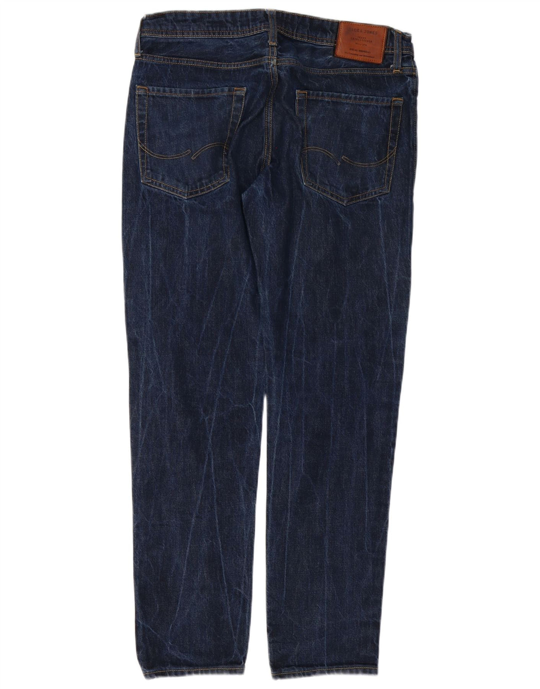 Jeans slim da uomo Jack & Jones W32 L32 cotone blu navy