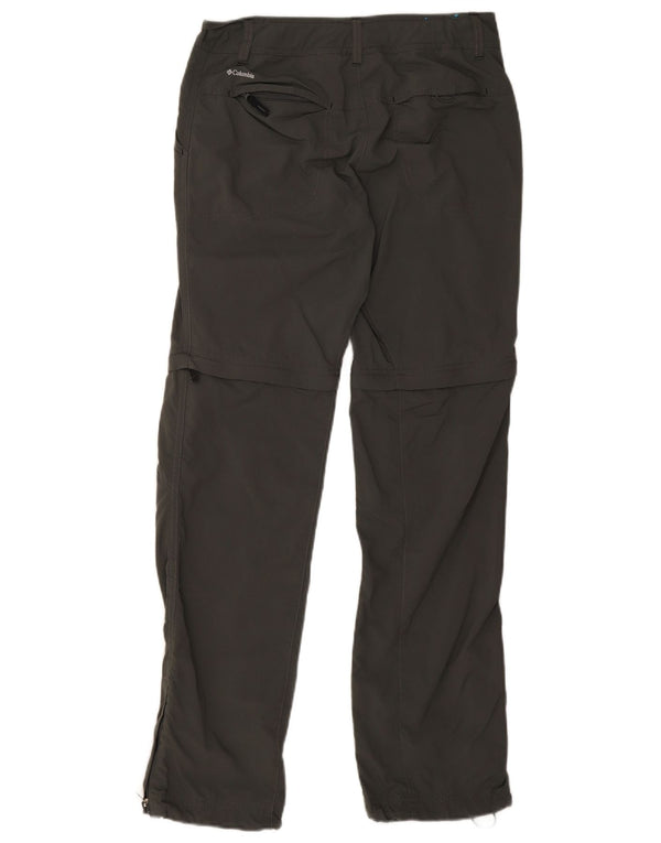 Pantaloni cargo da escursionismo Columbia Omni-Shade da donna US 6 Medium W30 L32 Grigi
