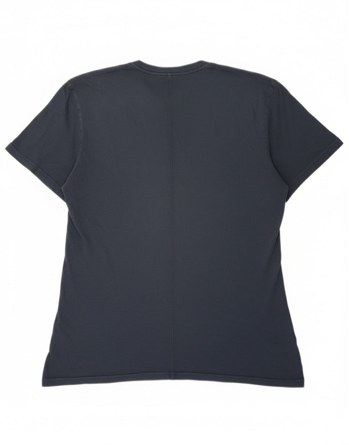 Maglietta grafica da uomo Lee Top in cotone blu navy medio