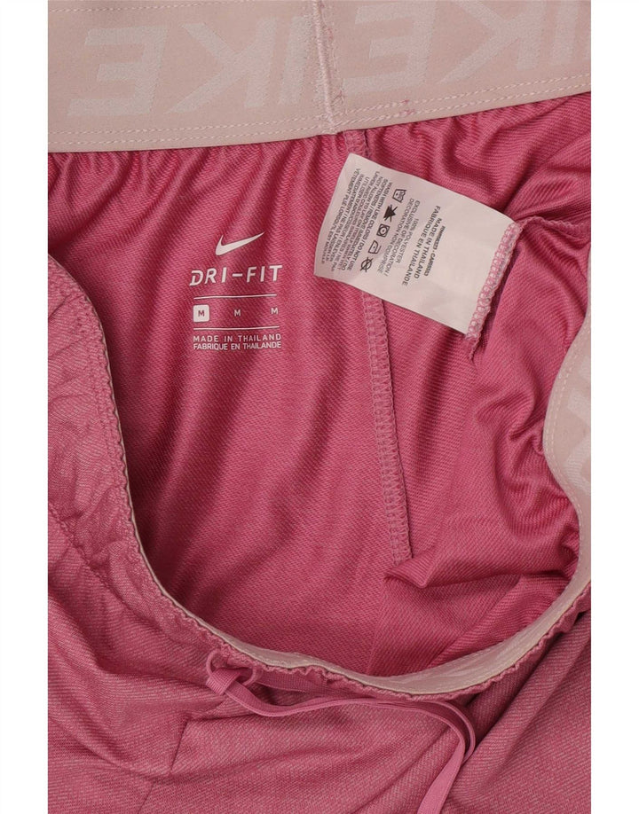 Pantaloncini sportivi Nike Dri Fit da donna UK 14 poliestere rosa medio