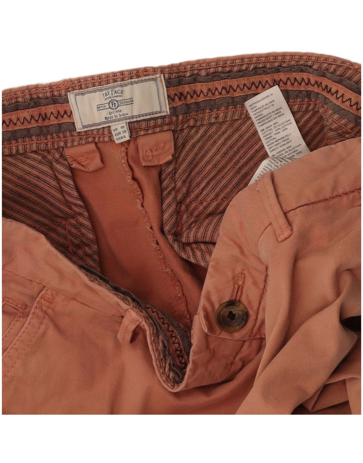 Bermuda da donna FAT FACE UK 10 Small W27 Cotone arancione