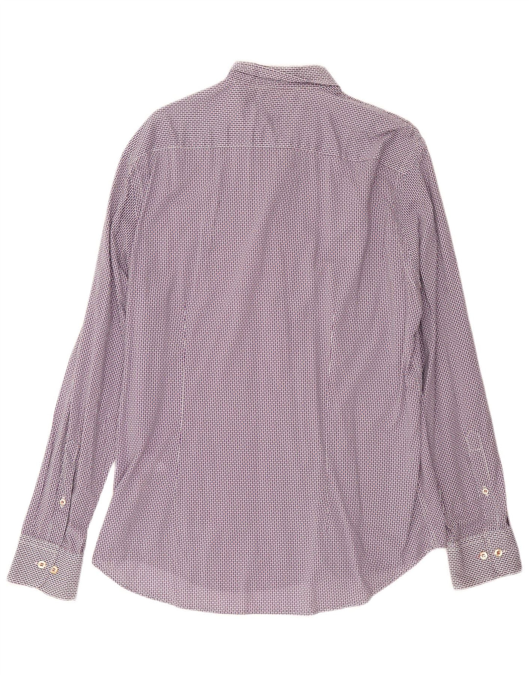 Camicia slim fit da uomo Fred Perry 2XL cotone geometrico blu navy