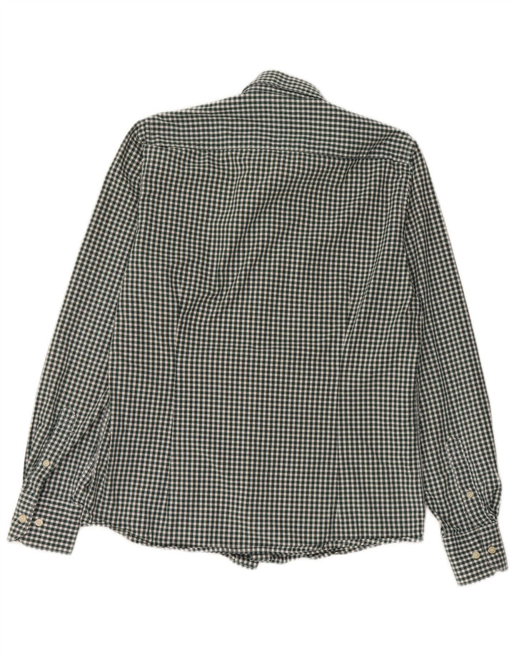 Camicia Barbour da uomo su misura piccola in cotone a quadretti verde