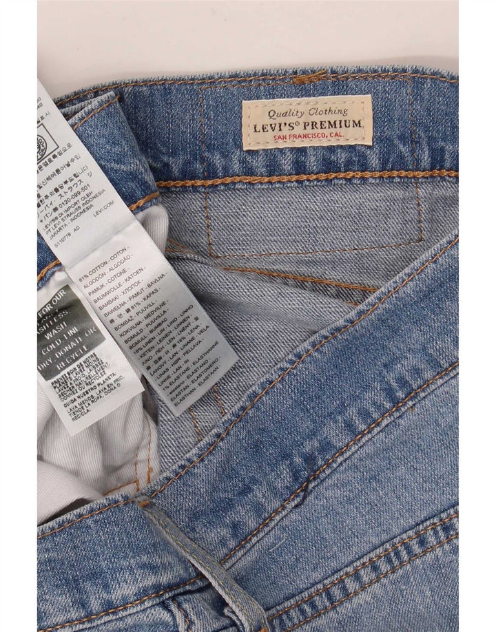 Levi's Uomo 511 Slim Jeans W32 L30 Cotone Blu