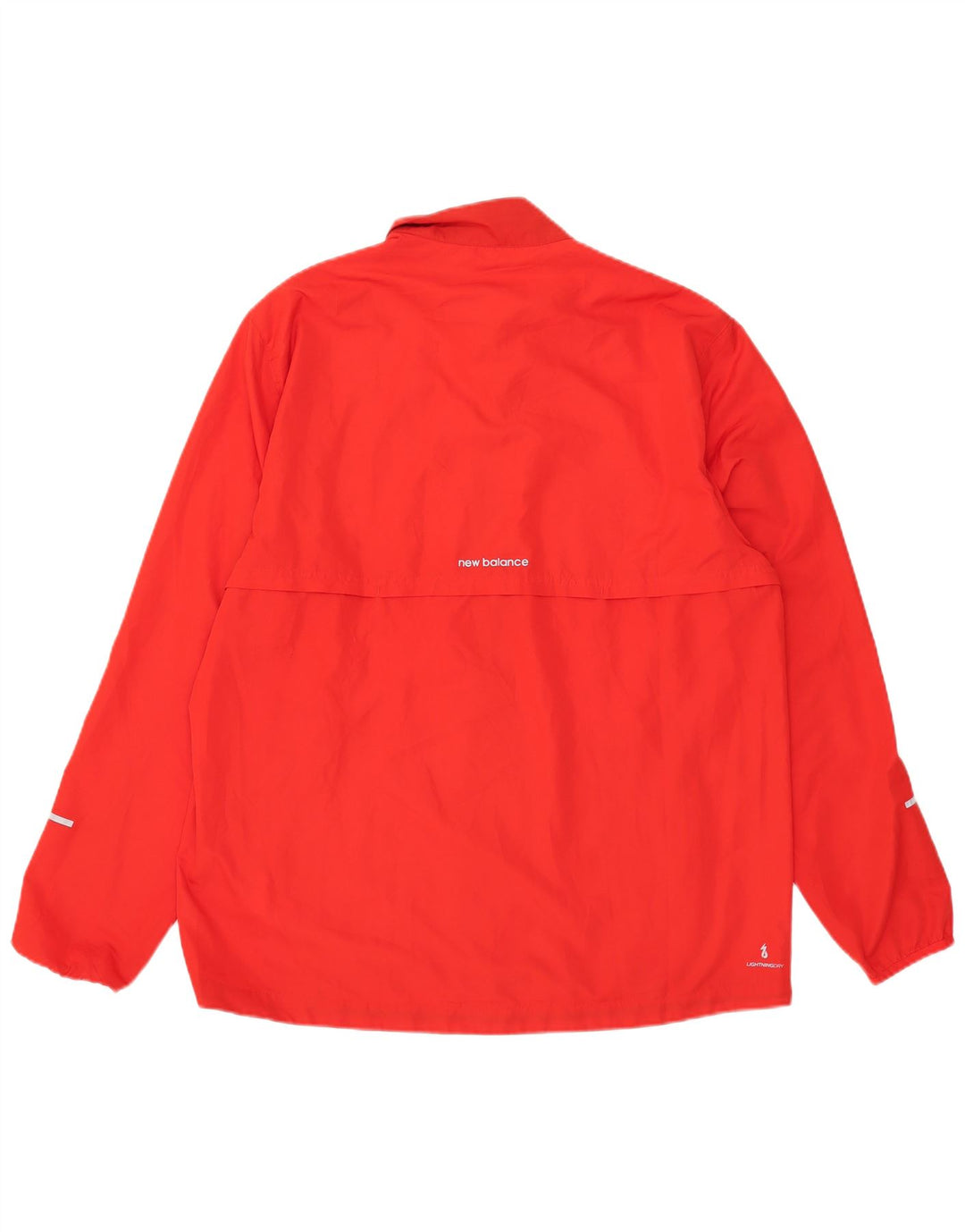 Giacca da ginnastica da uomo con grafica New Balance XL rossa in poliestere