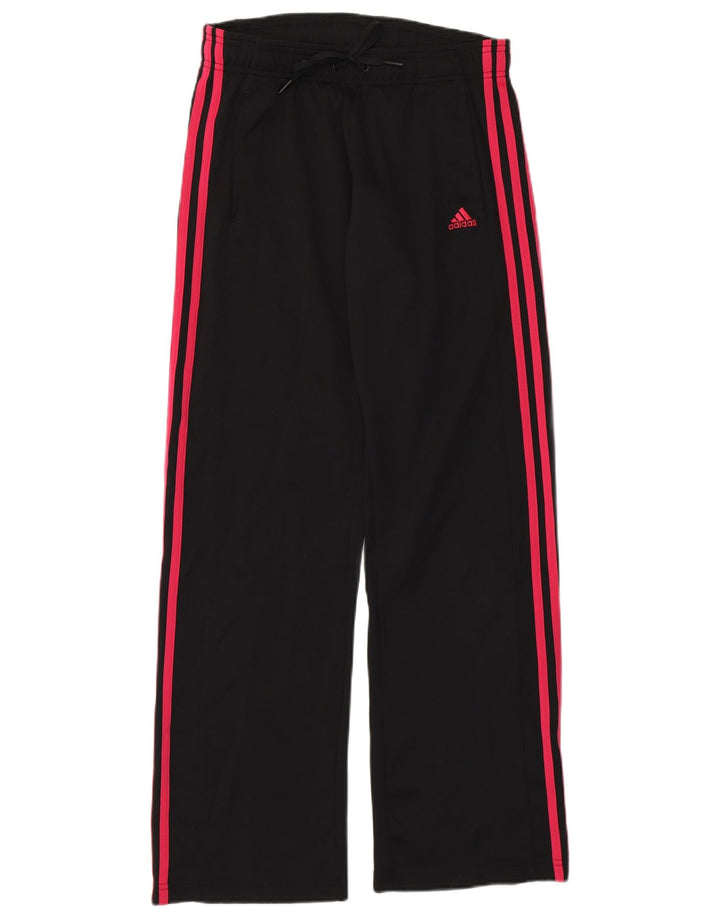 Pantaloni da tuta Adidas Climalite da donna UK 10 Small Poliestere nero