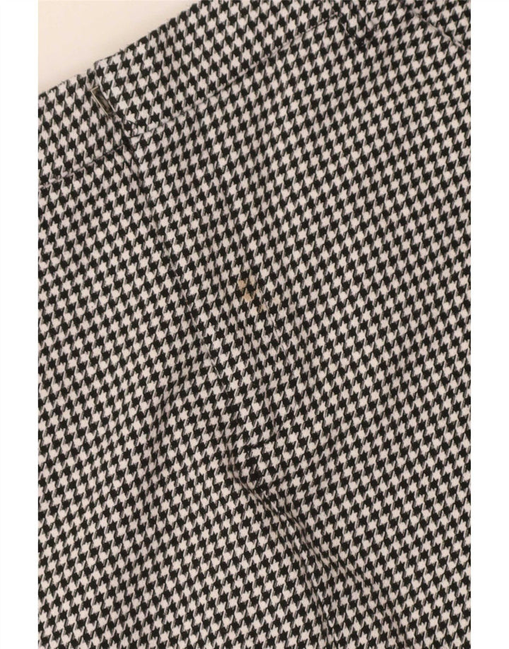 Pantaloncini chino da donna Zara piccoli W26 pied de poule neri