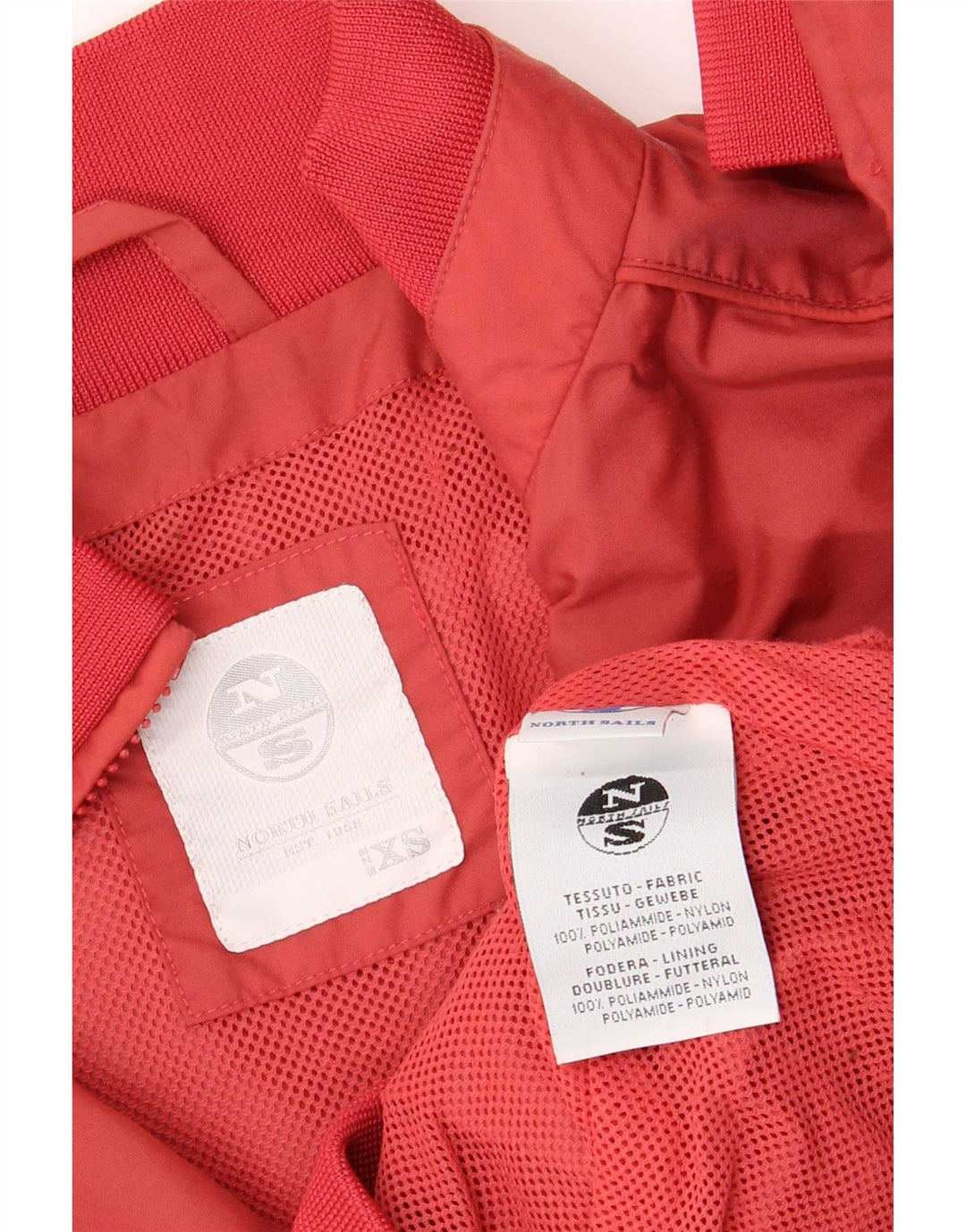 Giubbotto bomber da uomo North Sails UK 34 XS rosso poliammide