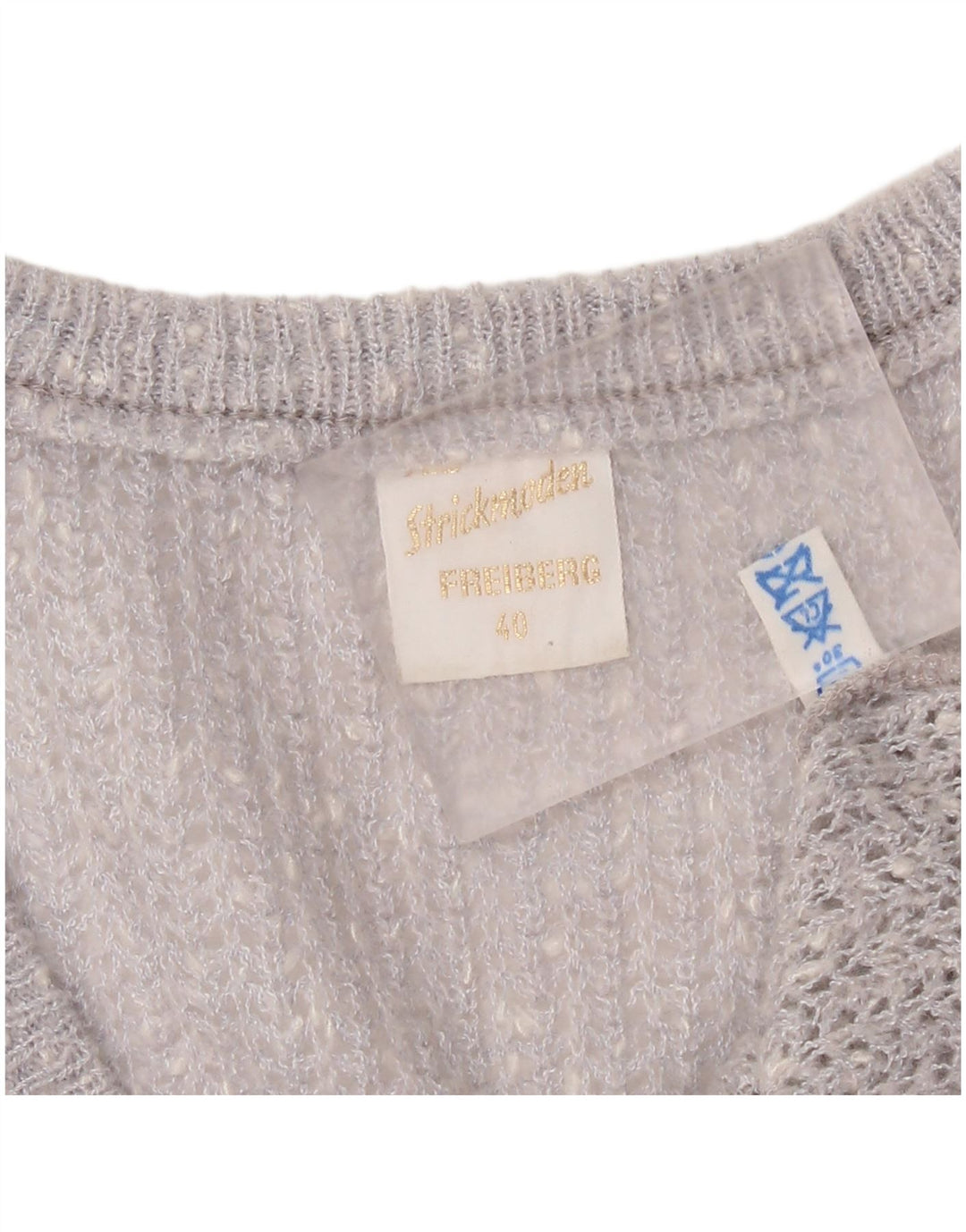 Canotta da donna vestibilità ampia Strickmoden EU 40 argento medio