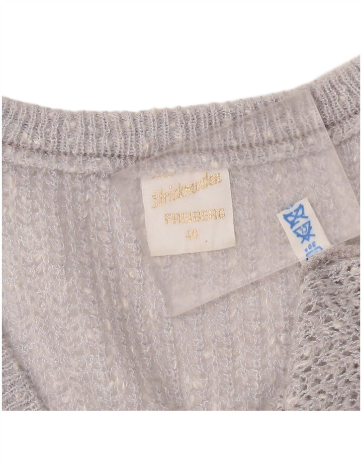 Canotta da donna vestibilità ampia Strickmoden EU 40 argento medio