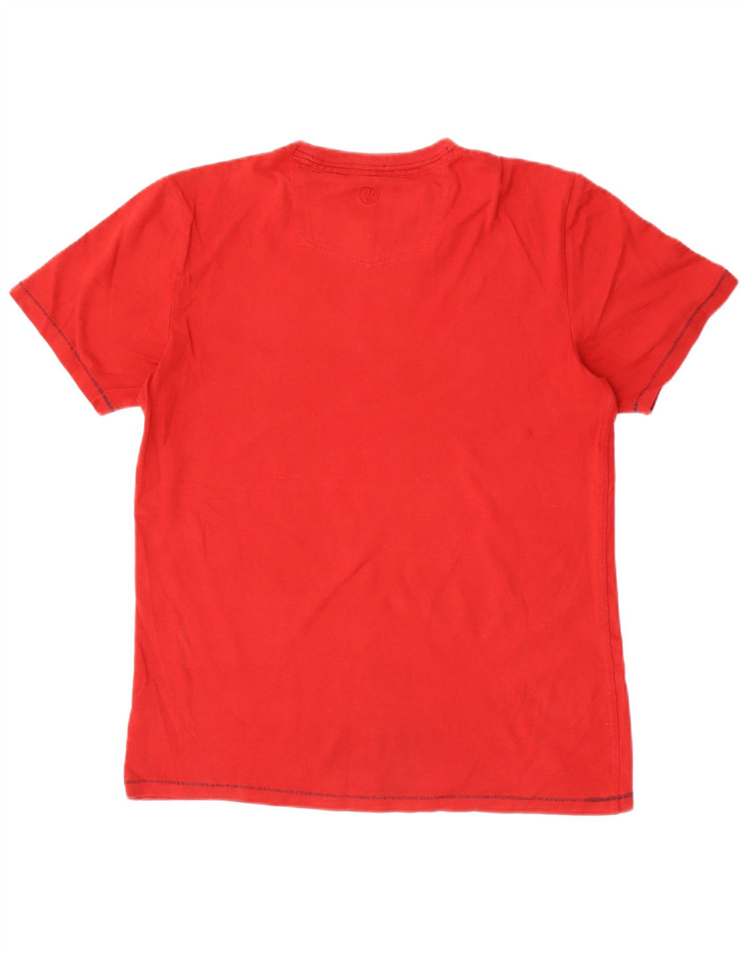 T-shirt grafica da uomo Fat Face Top in cotone rosso medio