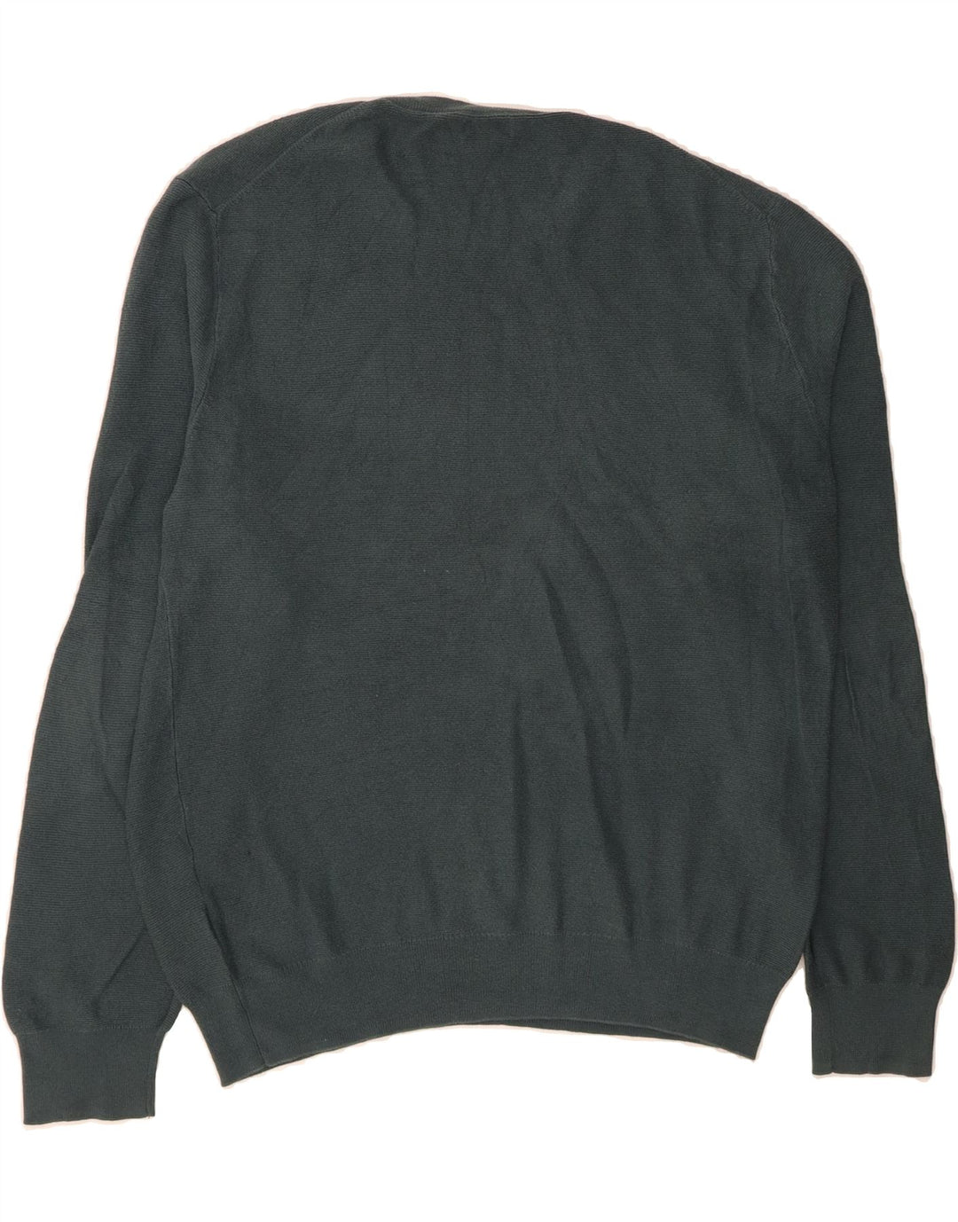 J. CREW Mens Crew Neck Jumper Sweater Large Green Cotton Vintage J. Crew and Second-Hand J. Crew from Messina Hembry 