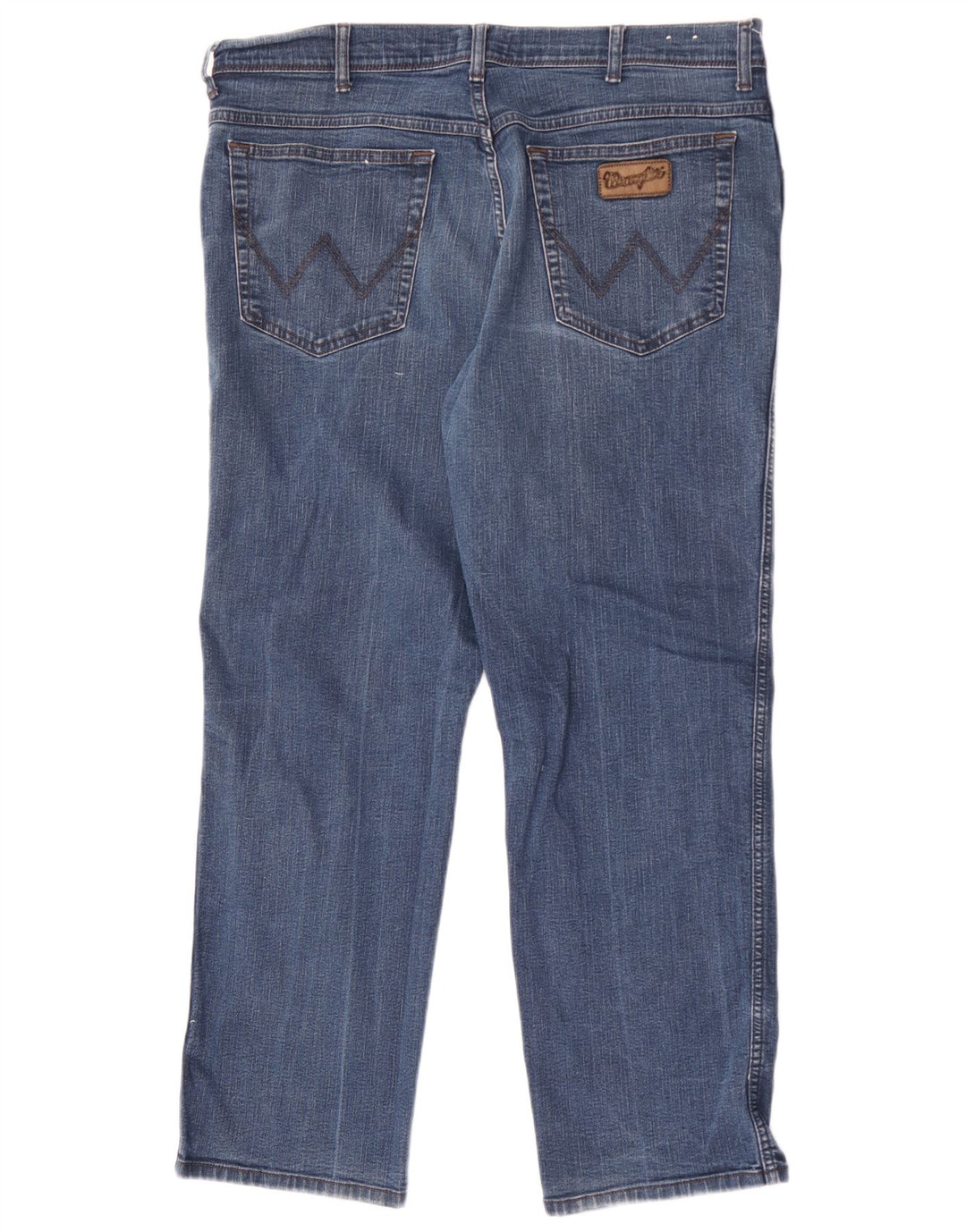 Jeans dritti da uomo Wrangler Texas W40 L30 in cotone blu