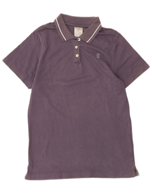 Polo Nike da donna UK 8/10 piccola in cotone viola