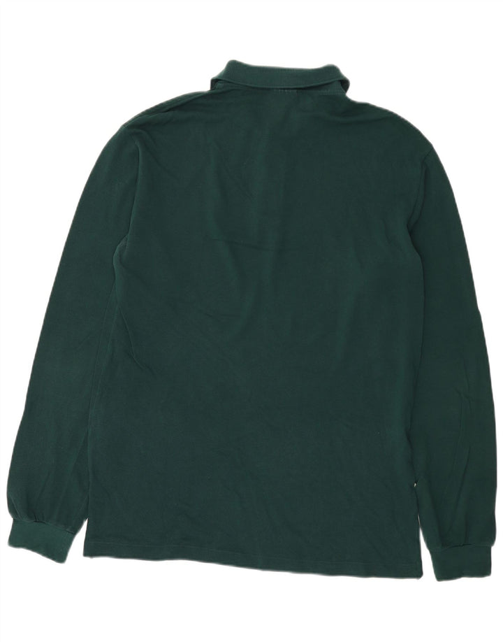 Polo da uomo a maniche lunghe Lacoste taglia 5 grande verde