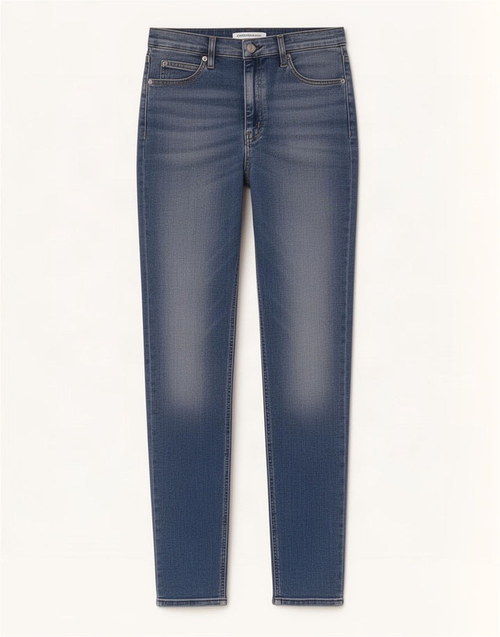 Jeans slim da donna Calvin Klein W33 L27 cotone blu