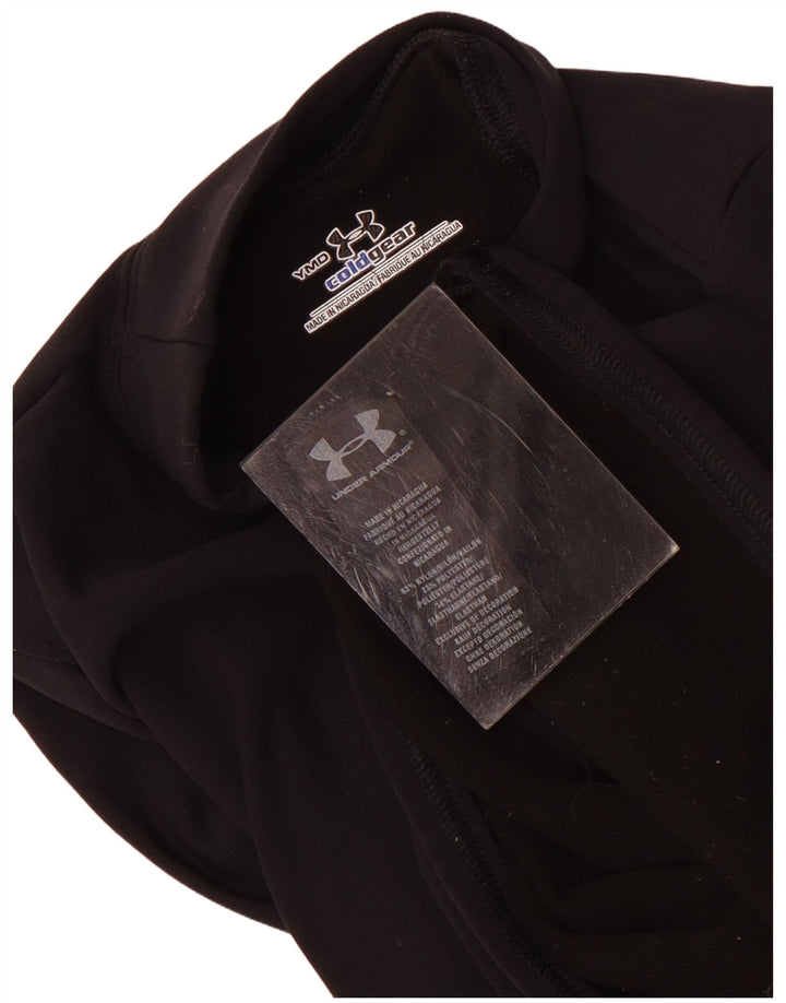 Under Armour Ragazzi Cold Gear Top manica lunga 9-10 anni nylon nero medio
