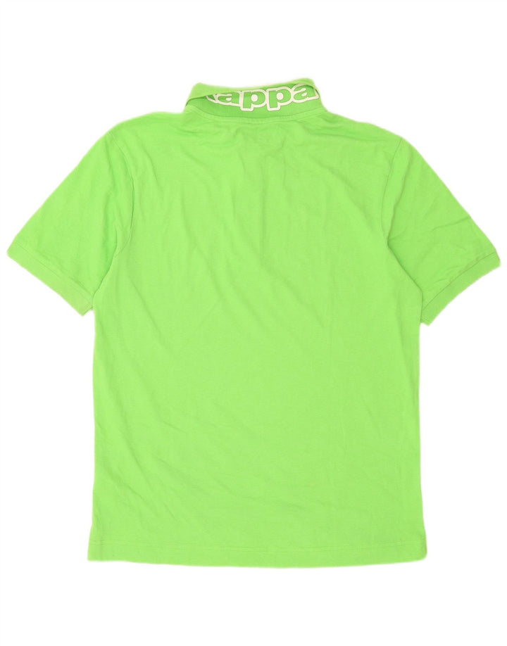 Polo Kappa Uomo Verde Medio In Cotone