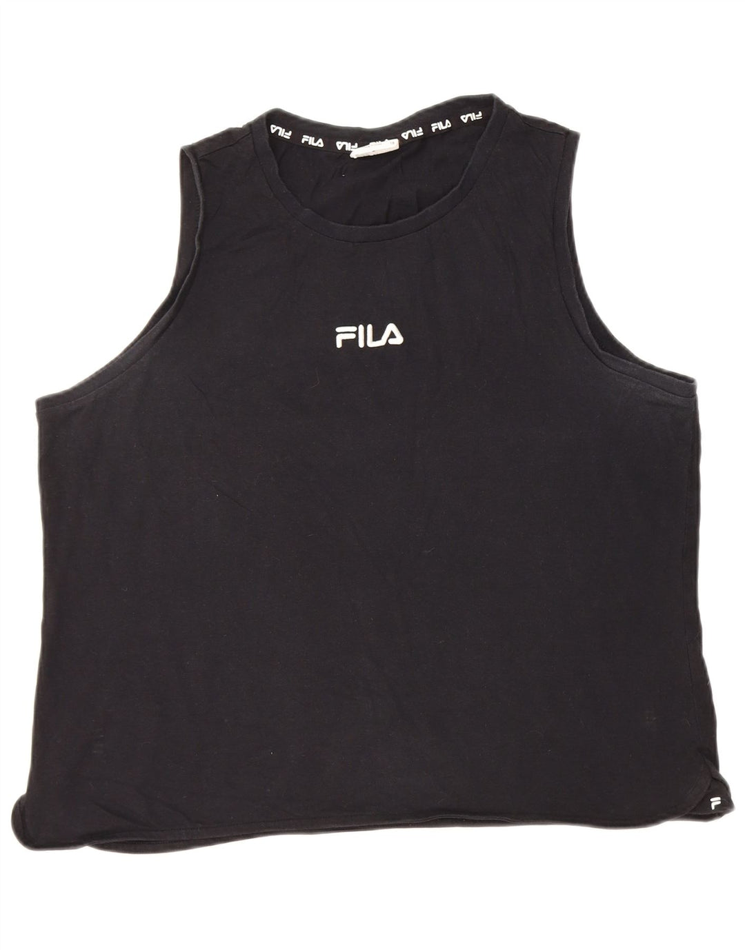 Canotta da donna Fila UK 18 XL cotone nero