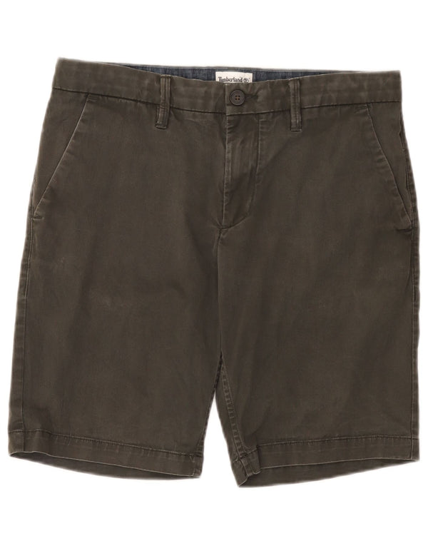 Pantaloncini chino da uomo Timberland W32 cotone grigio medio