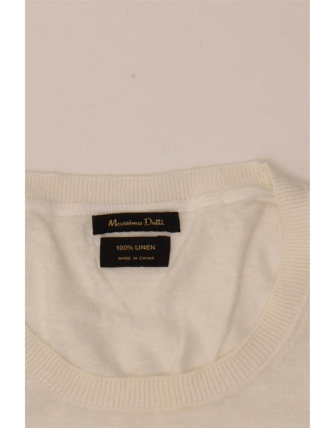 Maglione maglione girocollo da donna Massimo Dutti UK 16 grandi righe bianche